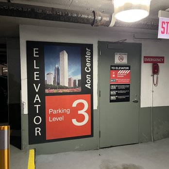 AON Center Parking - Don't forget your parking level - Parking Near Me - Chicago, Illinois
