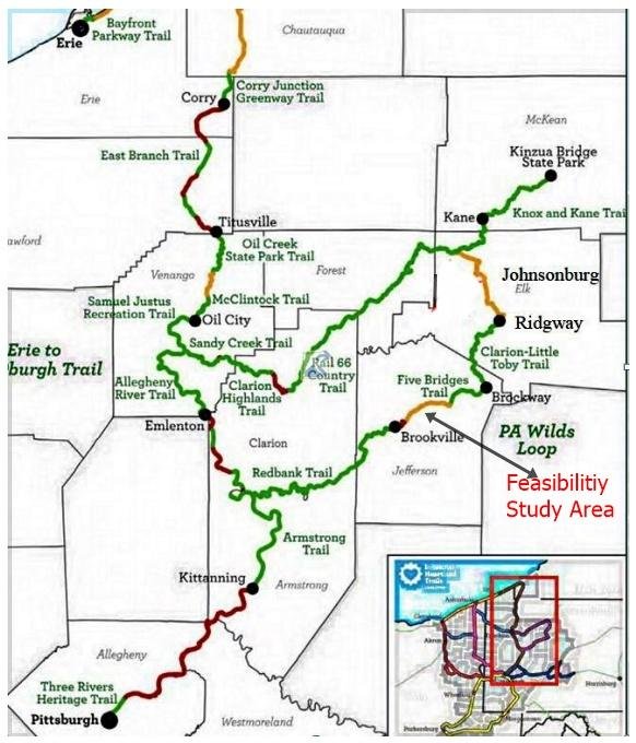 Brookville Trail Hub Logo