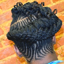 Intricate Flat Twist with FishTail Bun