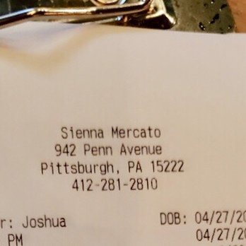 Sienna Mercato - Italian Near Me - Pittsburgh, Pennsylvania