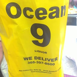 a yellow bag with the number 9 on it a yellow bag with the number 9 on it