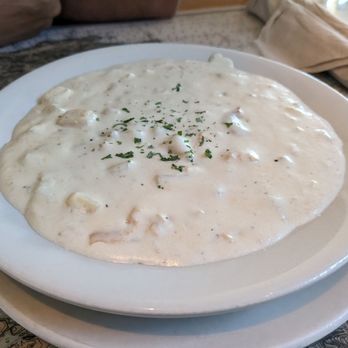 West Street Cafe - Clam chowder soup - Seafood Near Me - Bar Harbor, Maine West Street Cafe - Clam chowder soup - Seafood Near Me - Bar Harbor, Maine