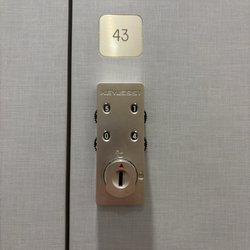 The Fort Athletic Club - Keyless lockers. Enter your own code.