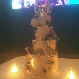 I asked for a very fun exciting non traditional wedding cake, and This is the wedding cake i received..
