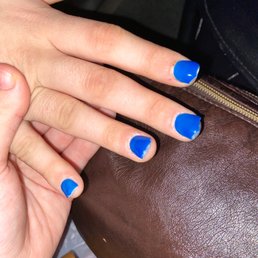 nails where just awful. and cut so sloppy nails where just awful. and cut so sloppy