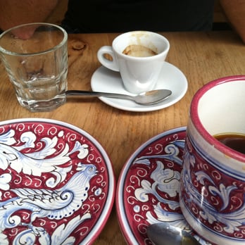 La Colombe - Halfway through and forgot to take my photo. Lol But here it is. I got the Steampunk coffee and my friend got an espresso shot. - Coffee & Tea Near Me - Washington, DC, District of Columbia