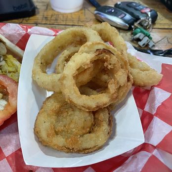 Koppe Bridge Bar & Grill - Onion Rings for $2.50 up charge fast foodish - American Near Me - College Station, Texas Koppe Bridge Bar & Grill - Onion Rings for $2.50 up charge fast foodish - American Near Me - College Station, Texas