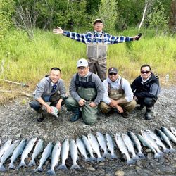 Orca Lodge - Limited as usual! Mark showed us the good local fishing holes