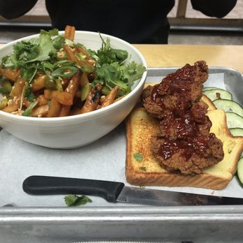 Basilisk - Dan Dan fries and Hot Chicken Plate - New American Near Me - Portland, Oregon