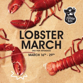 The Captain's Boil - Join The Captain's Boil for the Lobster March! See link for details: https://bit.ly/38UZOK4 - Cajun/Creole Near Me - Calgary, Alberta The Captain's Boil - Join The Captain's Boil for the Lobster March! See link for details: https://bit.ly/38UZOK4 - Cajun/Creole Near Me - Calgary, Alberta