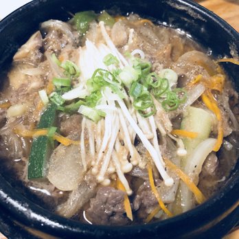 OZ Korean Cuisine - Beef Bulgogi Hot Pot - Korean Near Me - Coquitlam, British Columbia OZ Korean Cuisine - Beef Bulgogi Hot Pot - Korean Near Me - Coquitlam, British Columbia