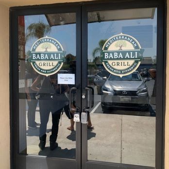 Baba Ali Grill - Entry door. - Mediterranean Near Me - Murrieta, California