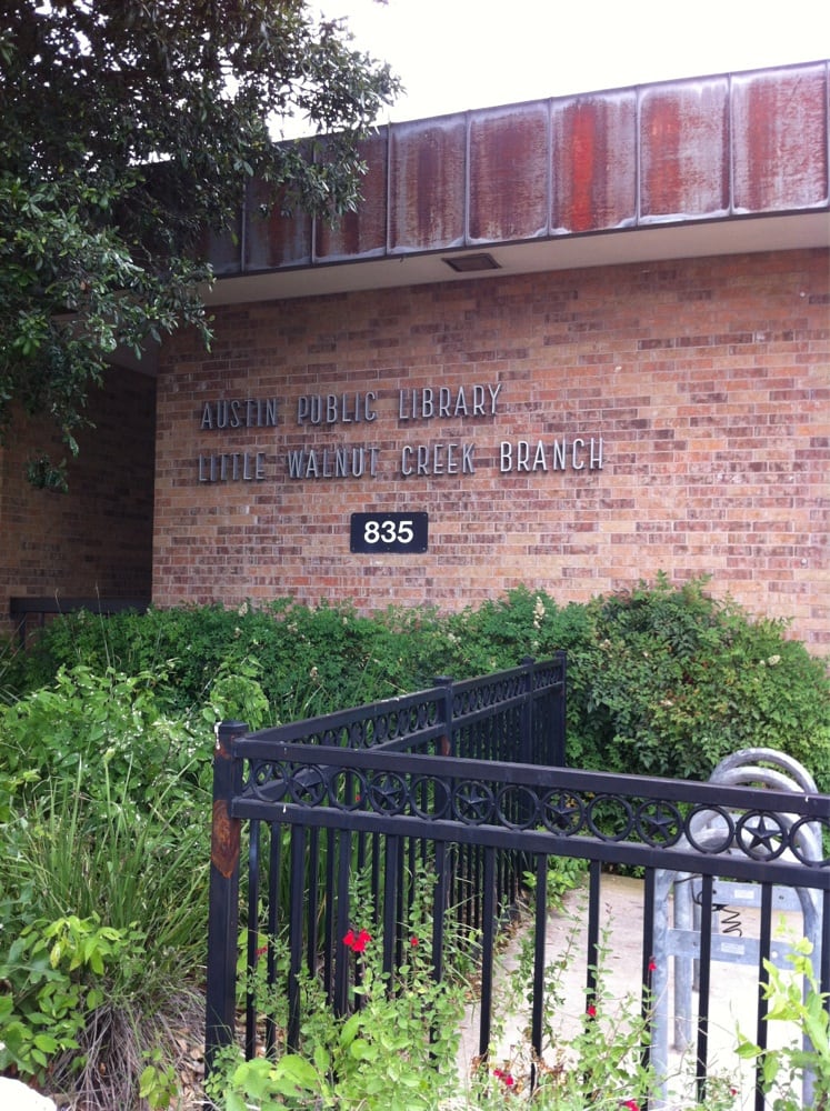 AUSTIN PUBLIC LIBRARY LITTLE WALNUT CREEK Updated September 2024
