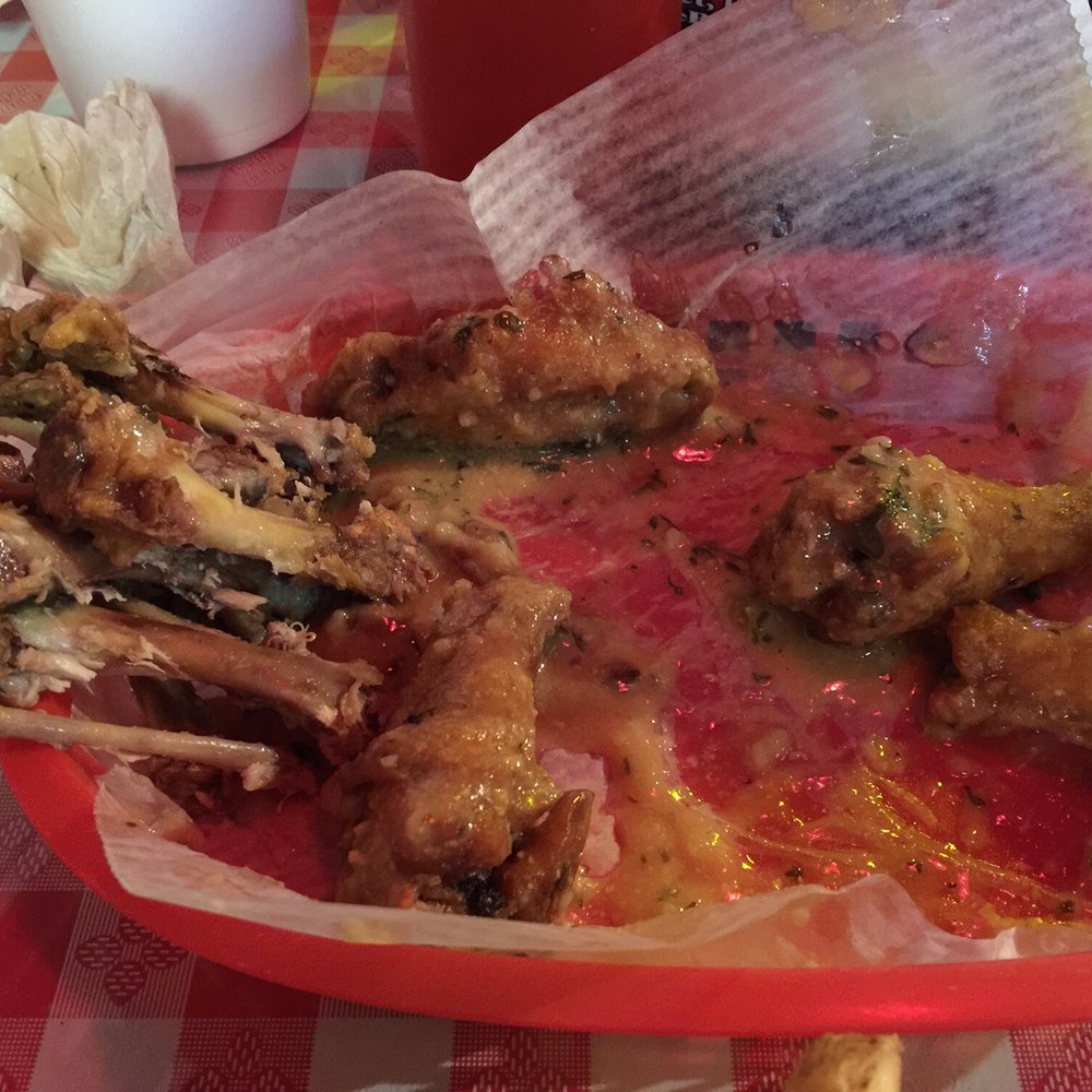 The Burger Barn Rosenberg - Garlic Parmesan wings.. Excellent!!! - Burgers Near Me - Rosenberg, Texas