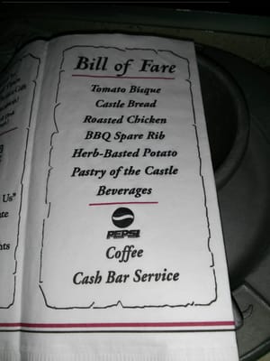 Menu photo 8 Medieval Times Dinner & Tournament Toronto, ON