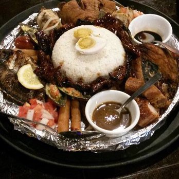 Bahay Kubo Restaurant - Bilao - tray of goodies. - Filipino Near Me - Anchorage, Alaska