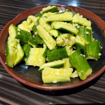 Xin Jiang BBQ - Cucumber in garlic sauce - Barbeque Near Me - Houston, Texas Xin Jiang BBQ - Cucumber in garlic sauce - Barbeque Near Me - Houston, Texas