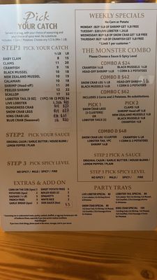 Menu photo 3 The Monster Crab Carle Place, NY
