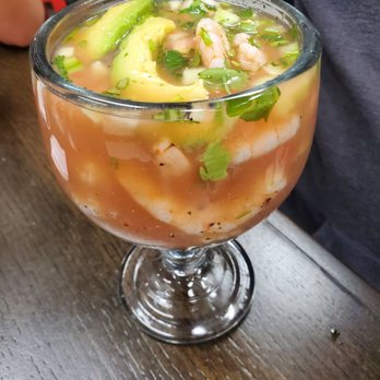 La Cruda Mariscos - Shrimp cocktail - Seafood Near Me - Riverside, California