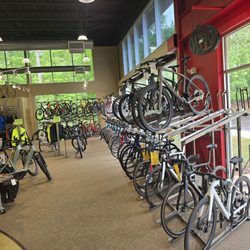 Inside store