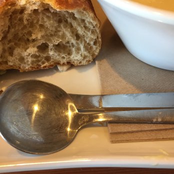 Panera Bread - Dirty soup spoon - Soup Near Me - Barstow, California