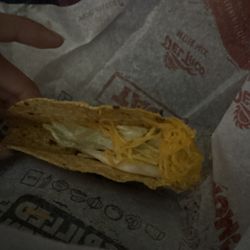 Del Taco - Half empty Snack Taco (soft)