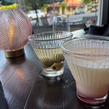 The District Bistro - Creative fun creamy fruit martini and a dirty martini that needs an olive stick. Liked the inside bar window seating. - Beer, Wine & Spirits Near Me - Sandpoint, Idaho The District Bistro - Creative fun creamy fruit martini and a dirty martini that needs an olive stick. Liked the inside bar window seating. - Beer, Wine & Spirits Near Me - Sandpoint, Idaho