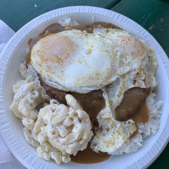 Rainbow Drive-In - Loco Moco Plate - Hawaiian Near Me - Honolulu, Hawaii