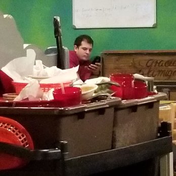 Los Ranchos - Server seems too busy to clean up bussed dishes or check on customers. "Welcome to Los Amigos, food is good, service will send you running." - Tacos Near Me - Georgetown Township, Michigan