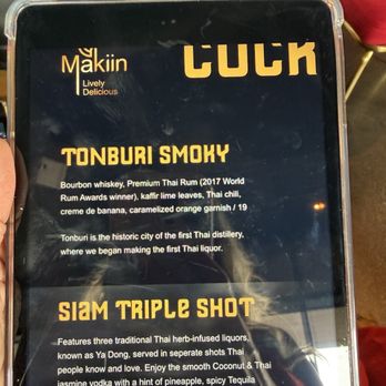 MaKiin - Picture menu very cool - Thai Near Me - Houston, Texas MaKiin - Picture menu very cool - Thai Near Me - Houston, Texas