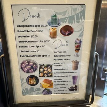 Filipiniana - Drink menu February 2026 - Filipino Near Me - Elmhurst, New York