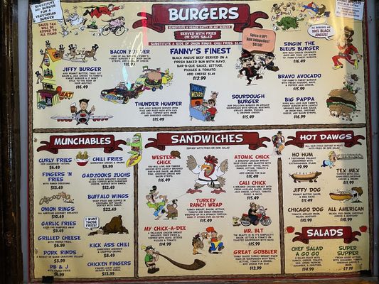 Menu photo 3 Fanny Ann's Saloon Sacramento, CA