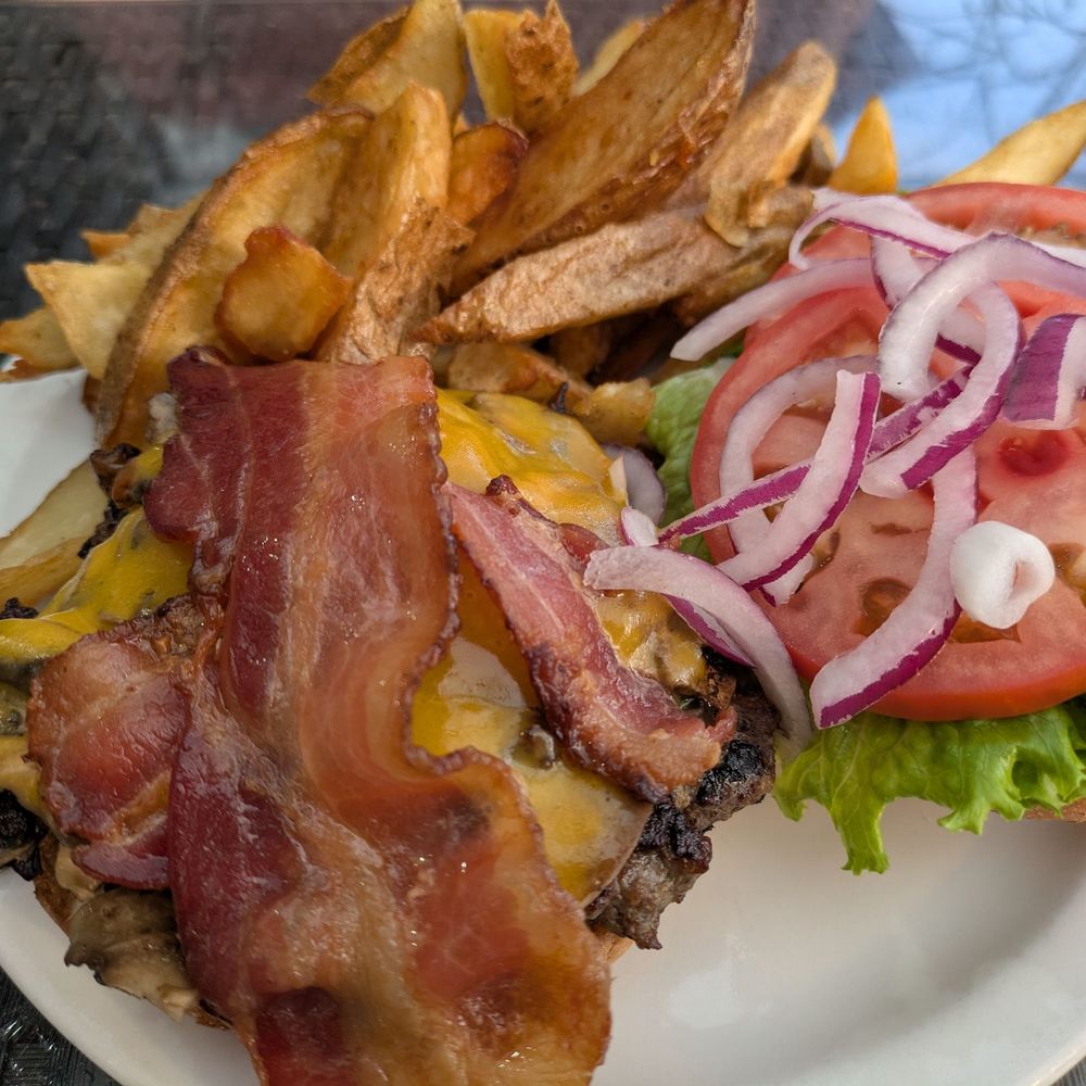 Burger Heaven - BBQ bacon cheddar burger - Burgers Near Me - New Westminster, British Columbia