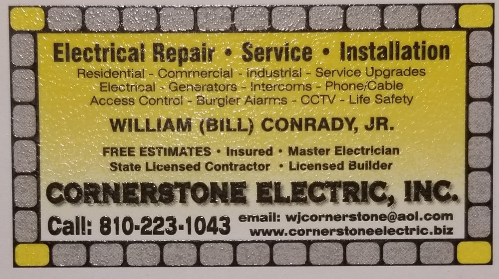 CORNERSTONE ELECTRIC 1248 North Morrish Rd, Flint, Michigan