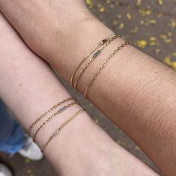 Marisa Mason - Permanent jewelry bracelets
