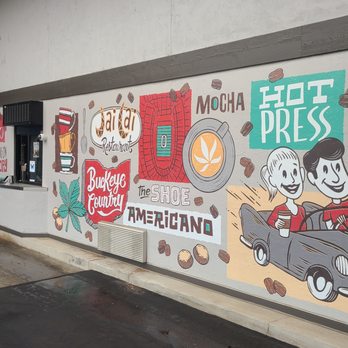 Crimson Cup Coffee & Tea - Grandview - Adorable mural - Coffee & Tea Near Me - Columbus, Ohio Crimson Cup Coffee & Tea - Grandview - Adorable mural - Coffee & Tea Near Me - Columbus, Ohio