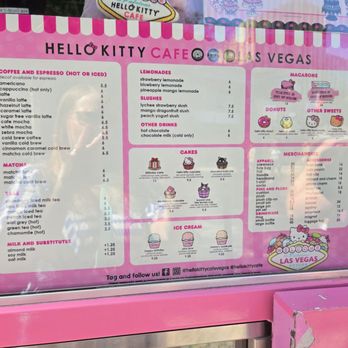Hello Kitty Cafe - Menu - Desserts Near Me - Las Vegas, Nevada