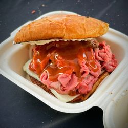 Wicked Rare Beefs - Incredible roast beef sandwich.  Soooo tender