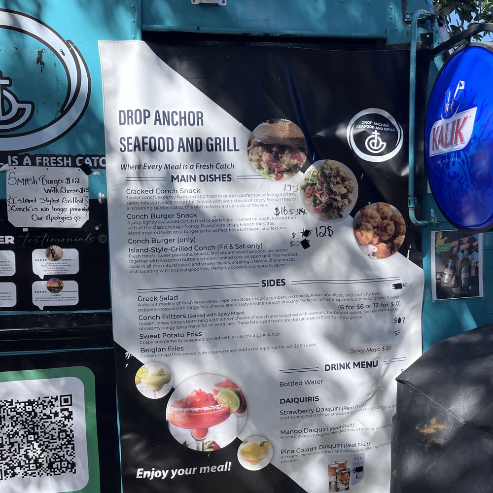 Drop Anchor Seafood and Grill - Menu - Food Trucks Near Me Drop Anchor Seafood and Grill - Menu - Food Trucks Near Me