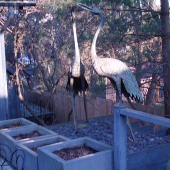Designer's Barn - Two cranes on one of the many outside gathering areas. - Venues & Event Spaces Near Me - Peninsula, Ohio