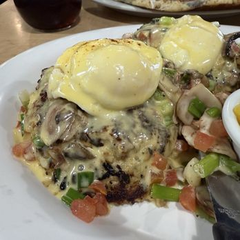First Awakenings - Loaded crab Benedict's - Breakfast & Brunch Near Me - Monterey, California