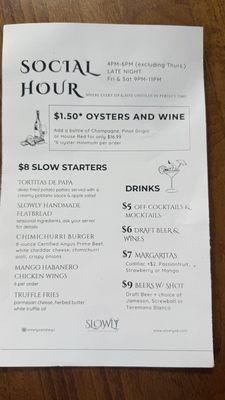 Menu photo 5 Slowly Restaurant & Lounge San Diego, CA Menu photo 5 Slowly Restaurant & Lounge San Diego, CA