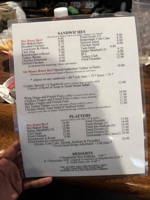 Menu photo 1 Ye Olde Ale House Lafayette Hill, PA Menu photo 1 Ye Olde Ale House Lafayette Hill, PA