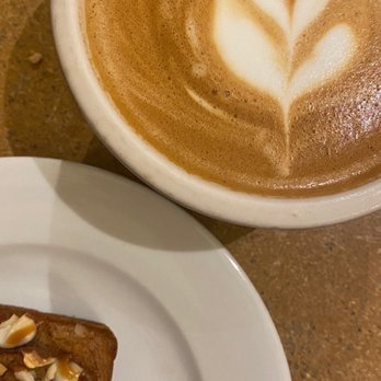 Rockford Coffee - Mountain Mocha & gluten free banana loaf with caramel and almonds - Coffee & Tea Near Me - Bozeman, Montana Rockford Coffee - Mountain Mocha & gluten free banana loaf with caramel and almonds - Coffee & Tea Near Me - Bozeman, Montana