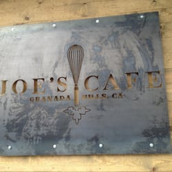 Joe's Cafe - Sign at entrance