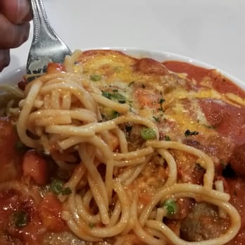 Shooting Star Cafe - The baked spaghetti revealed. - Desserts Near Me - Oakland, California