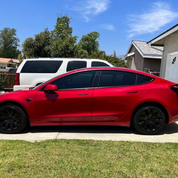 Socal Tint Shop - Tesla model 3 with tinted windows. - Car Window Tinting Near Me - Riverside, California Socal Tint Shop - Tesla model 3 with tinted windows. - Car Window Tinting Near Me - Riverside, California