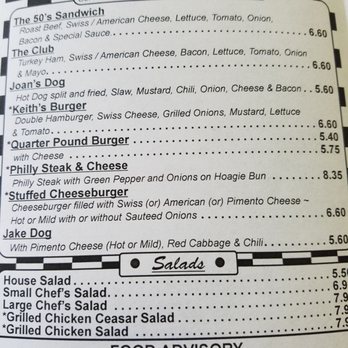 The 50's Snack Bar - Menu - Burgers Near Me - Wilkesboro, North Carolina The 50's Snack Bar - Menu - Burgers Near Me - Wilkesboro, North Carolina