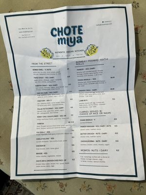 Menu photo 8 Chote Miya New York, NY Menu photo 8 Chote Miya New York, NY
