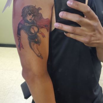 Patriots Tattoo Piercing - Kinsey gave me this absolute beast of a tattoo.  If your looking for a tattoo shop, look no further.  Patriots tattoo is the best! - Tattoo Near Me - Fairfax, Virginia